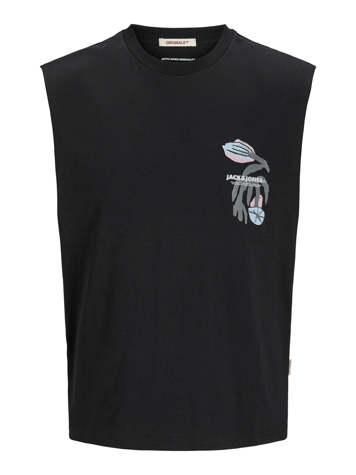 JACK & JONES Тениска JORALMERIA SLEEVELESS TEE SS CREW NECK